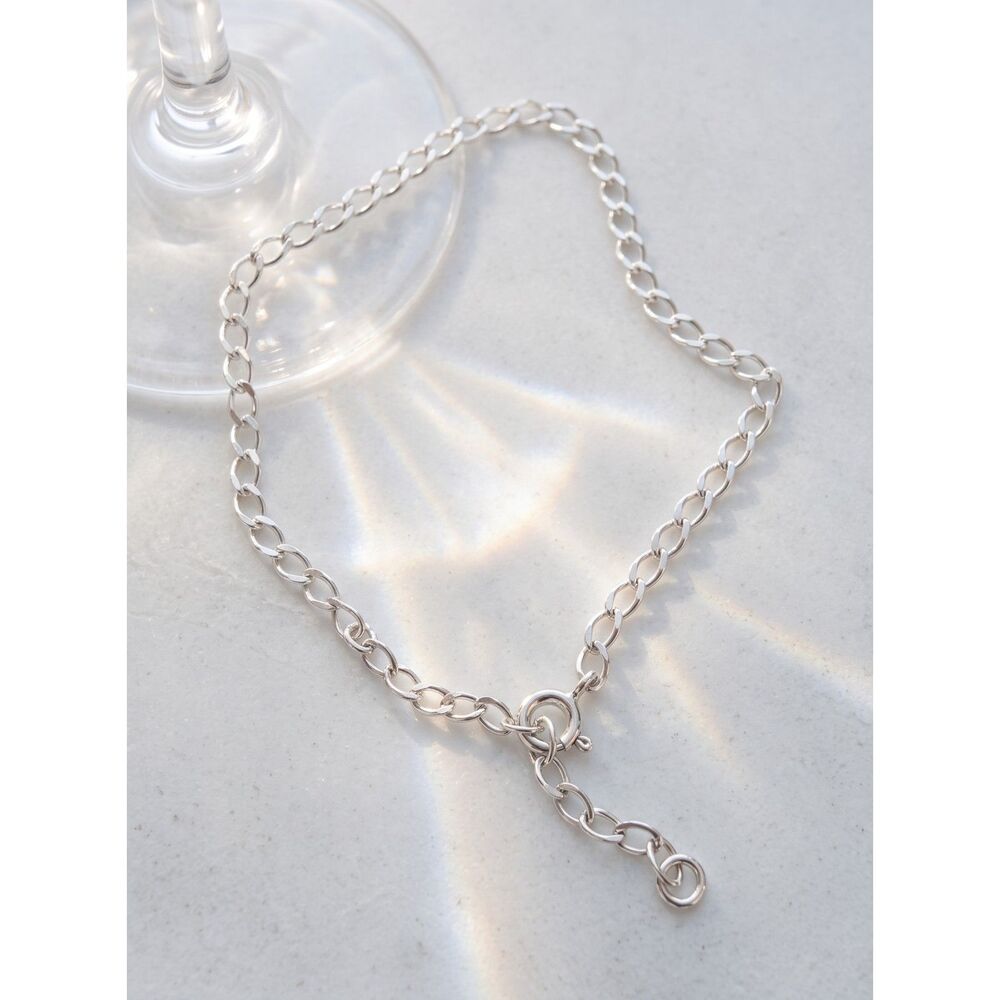 NEW, .925 Sterling Silver Adjustable Bracelet, 6.5-8" Adjustable Length